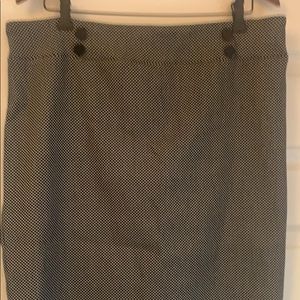 Women’s polka dot pencil skirt